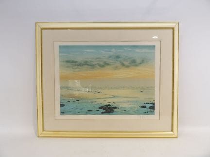 Xavier DEGANS – Lithografie „Strandrand“ Nr. 25/10