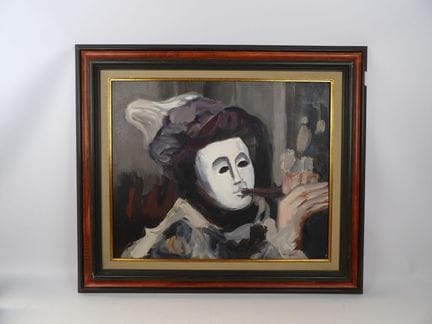 Arthur VAN HECKE (1924-2003) "le clown blanc", Lei