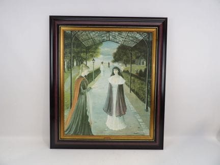 After Paul DELVAUX (1897–1994), 8-81, chromolithog