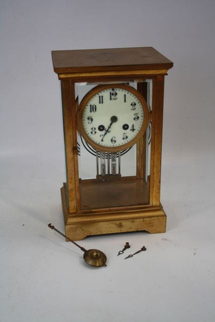 Antique Japy Frères pendulum clock with a mercury 