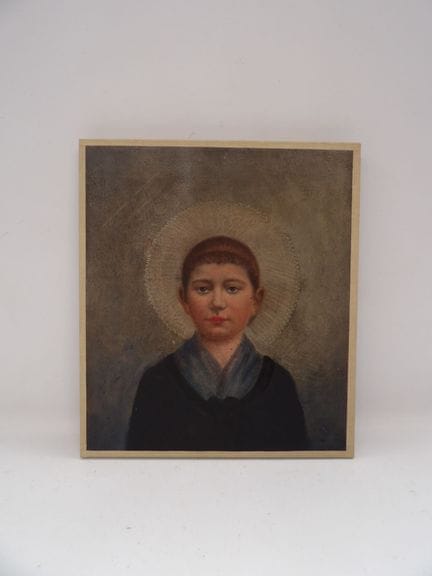 20th-Century School, Oil on canvas, "Young Girl We