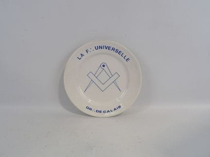 PHIDIAS - Commemorative Masonic porcelain plate fe
