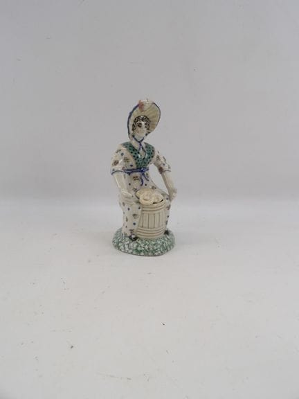 FERRIERE LA PETITE - Polychrome earthenware mustar