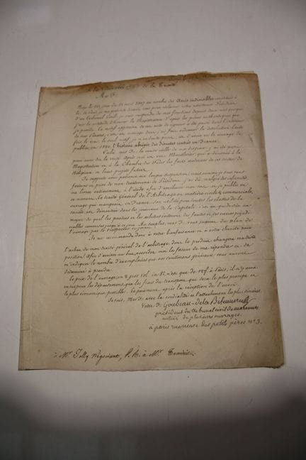 DUNKIRK. Letter dated May 25, 1807, from Jacques-F