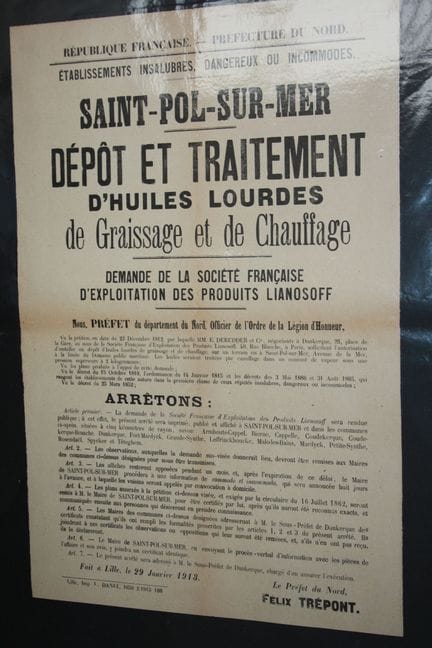 SAINT POL SUR MER  - Set of 2 posters: 1 prefectur