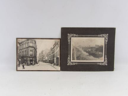 DUNKERQUE - Set of 2 black-and-white photographic 