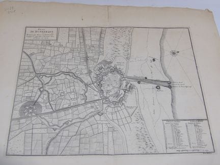 DUNKIRK, Set of 5 maps of Dunkirk, 18th and 19th c