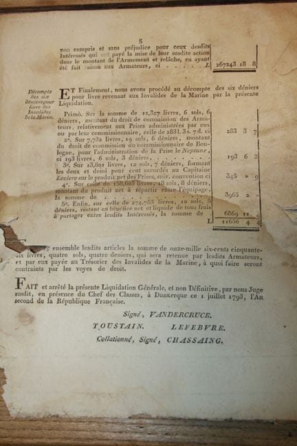 DUNKIRK &amp; BOULOGNE-SUR-MER - General Act on th