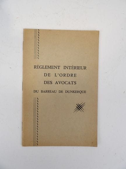 JUSTICE - Internal Rules of the Dunkirk Bar Associ