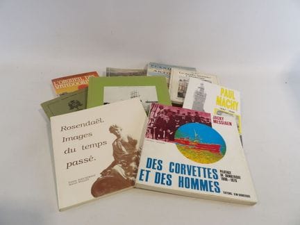 Set of 9 books: A biography of Paul Machy, "The Hi
