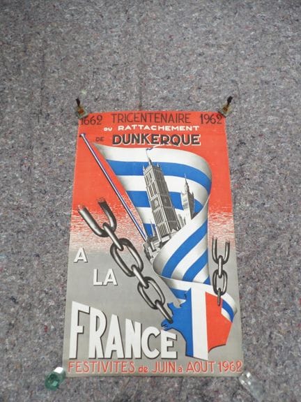 DUNKERQUE, Poster titled “300th Anniversary of the