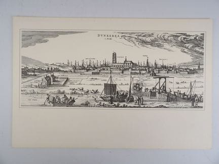 Set of 6 Dunkirk panoramas, modern prints. Dimensi