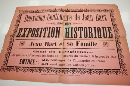 JEAN BART - Poster for the historical exhibition m