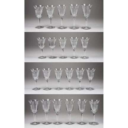 Assortimento di calici in cristallo Baccarat Malma