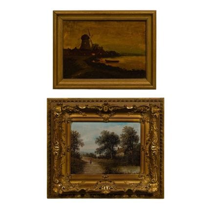 Various Artists (19th Century) Oil on Canvas  

(2