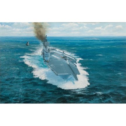 John Steven Dews (British, b.1949) 'H.M.S. Ark Roy