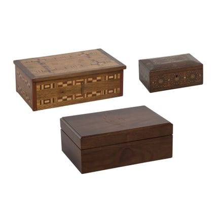 Assortimento di scatole decorative  

(3) pezzi, t