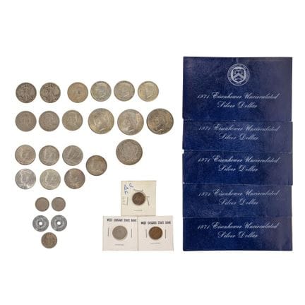Monnaie des États-Unis
Assortiment de pièces d'arg
