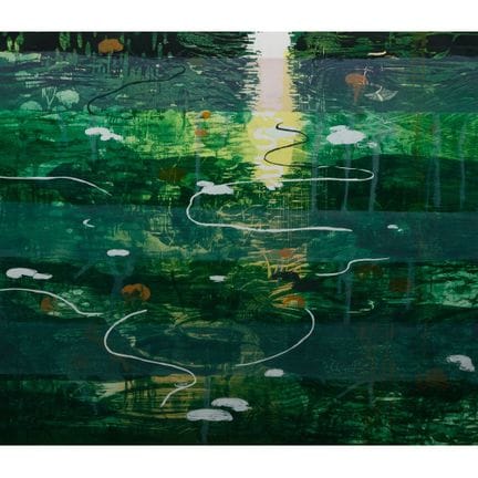 Michael Mazur (American, 1935-2009) 'Pond Edge V (