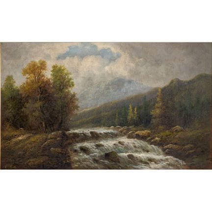 Wilhelm Olbrich (Austrian, 19th Century) 'Origins 