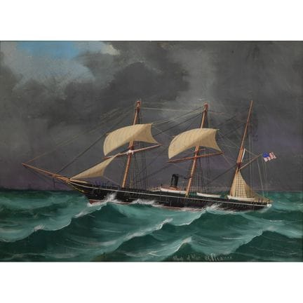 Unknown Artist (19th Century) 'Sloop of War Allian