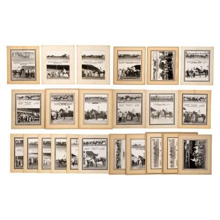Assortiment de photographies du « Winner's Circle 