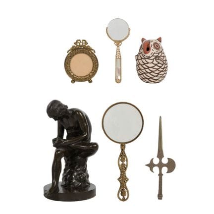 Assortimento di oggetti decorativi  

(6) oggetti 