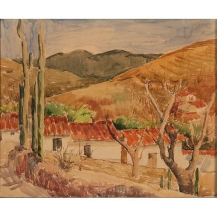 Unknown Artist (American, 20th Century) Watercolor