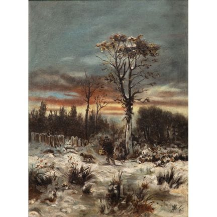 T. C. Morse (19th Century) Oil on Canvas  

1890, 