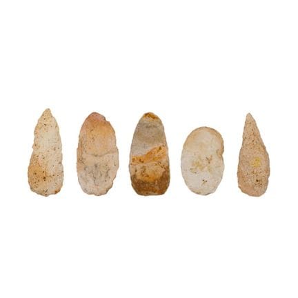 Assortiment d'outils préhistoriques en pierre  

(