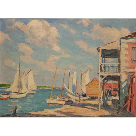 Charles Henry Ebert (American, 1873-1959) Oil on B