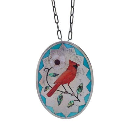 Pendentif / broche en argent sterling de Nancy et 