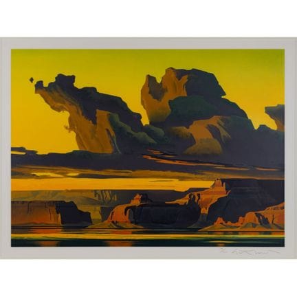 Ed Mell (American, 1942-2024) 'Golden Light, Lake 