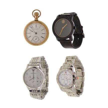 Sélection de montres-bracelets et de montres de po