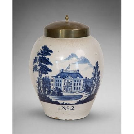 Vaso da tabacco in ceramica di Delft  

1825 circa
