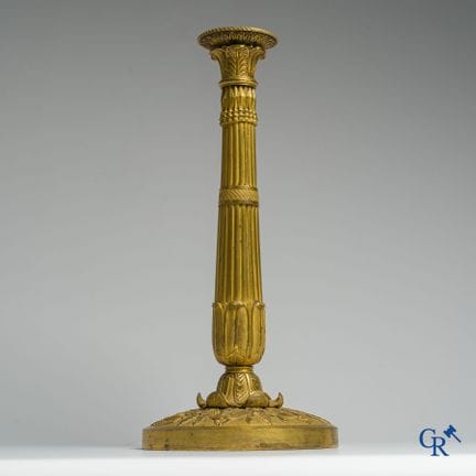 Impero. Eccezionale e imponente candelabro in bron