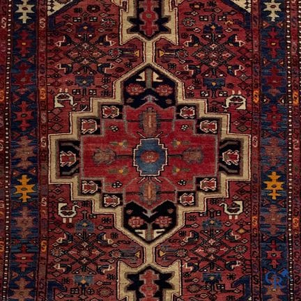 Tappeto orientale. Antico tappeto persiano annodat