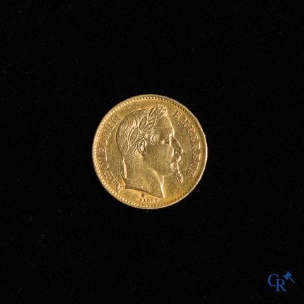 Moneta d'oro Napoleone III da 20 franchi, 1868. | 