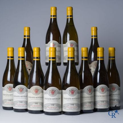 Vini. 12 bottiglie di Chassagne-Montrachet 1998. J