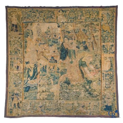 Grande tapisserie ou verdure. Flandres, vers 1700.