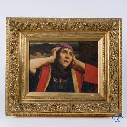 皮特·范·德·奥德拉（Piet Van Der Ouderaa，1841-1915）《吉普赛女子》 