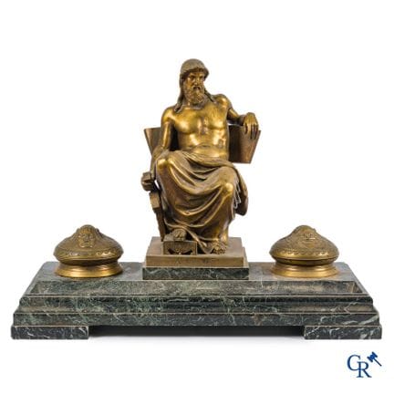 Epoca Napoleone III. Importante set da scrivania o