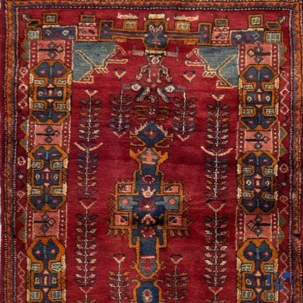 Tappeti orientali. Antico tappeto persiano in lana