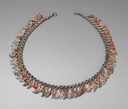 Magnifique collier ottoman en filigrane d'argent e