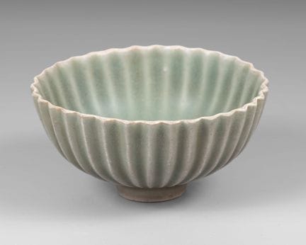 Bol en porcelaine à glaçure céladon, Chine, dynast