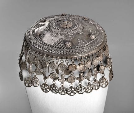 Ornement de tête en argent (Tepelik), Empire ottom