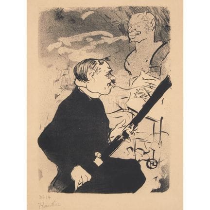亨利·德·图卢兹-洛特雷克（1864-1901），《献给你！……》，选自《往事》，1893年 [W.