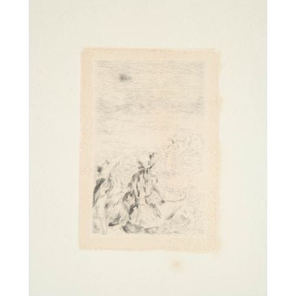 皮埃尔-奥古斯特·雷诺阿（1841-1919），《伯内瓦尔海滩》，加利福尼亚州。 1892年 [D.