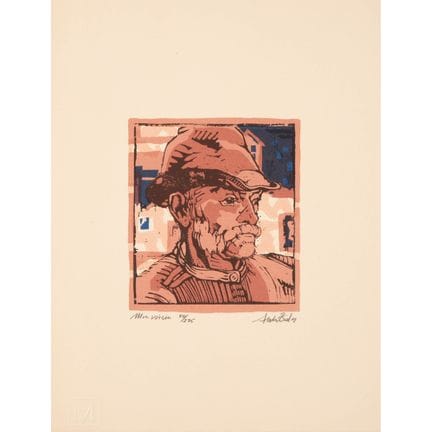 安德烈·查尔斯·比埃勒，OSA，RCA（1896-1989），《我的邻居》，1980年，画纸尺寸 1