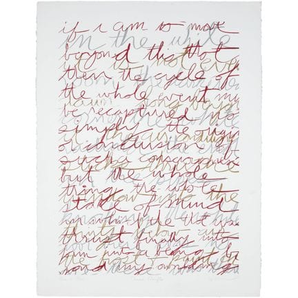 bpNichol (1944-1988), THREE DRAFTS, 1982, 29.1 x 2